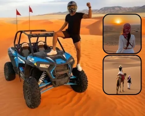 Off-road buggy Dubai photo stop